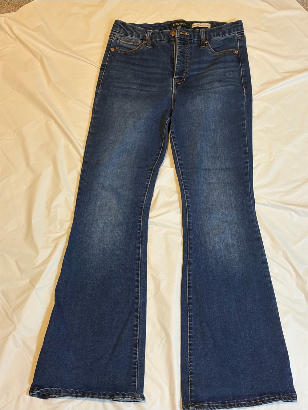 BCBGeneration Dark Blue Flared Jeans